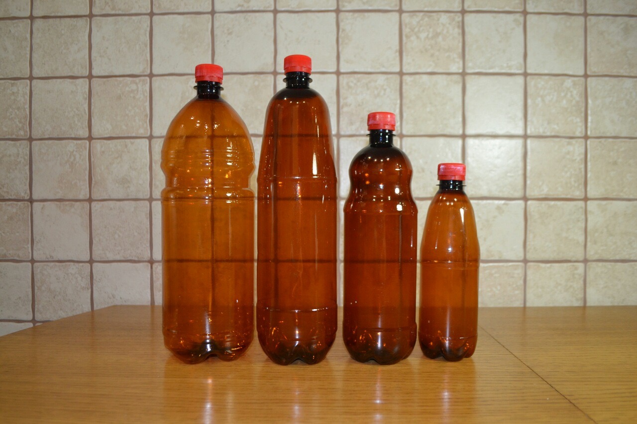 пивна пет пляшка на 2л, 1.5л, 1л, 0.5